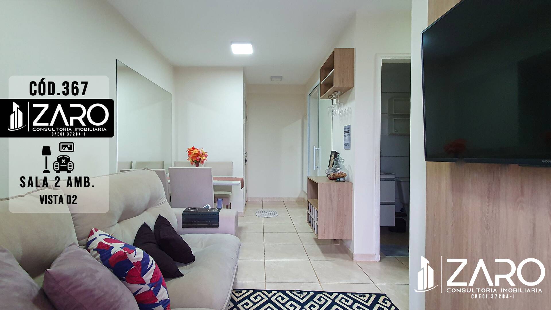 Apartamento à venda com 2 quartos, 58m² - Foto 2